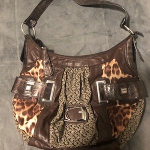 Cheetah Print Guess Purse